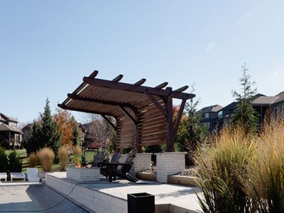 Outdoore Fireplace Installation